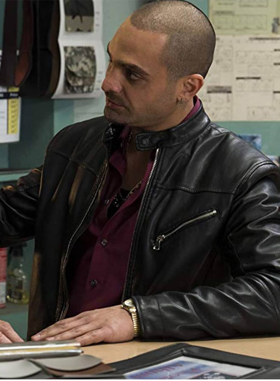 Better Call Saul S04 Nacho Warga Black Leather Jacket