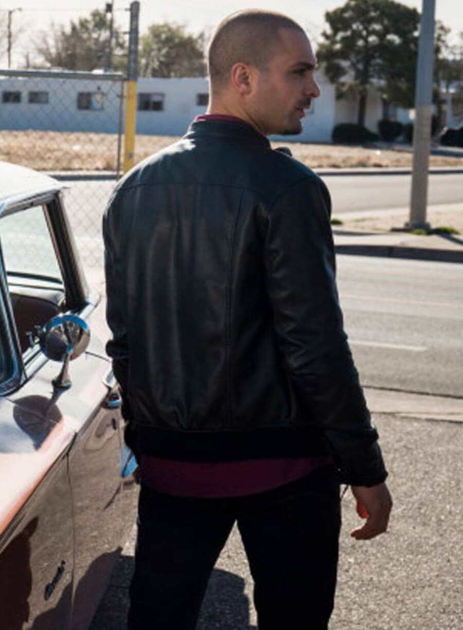 Better Call Saul S04 Nacho Warga Black Leather Jacket