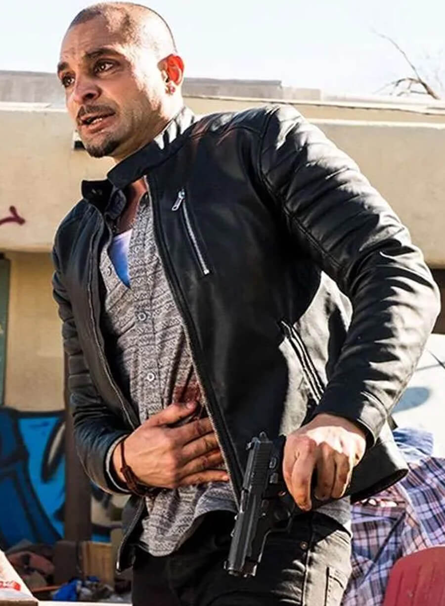 Better Call Saul S04 Nacho Warga Black Leather Jacket