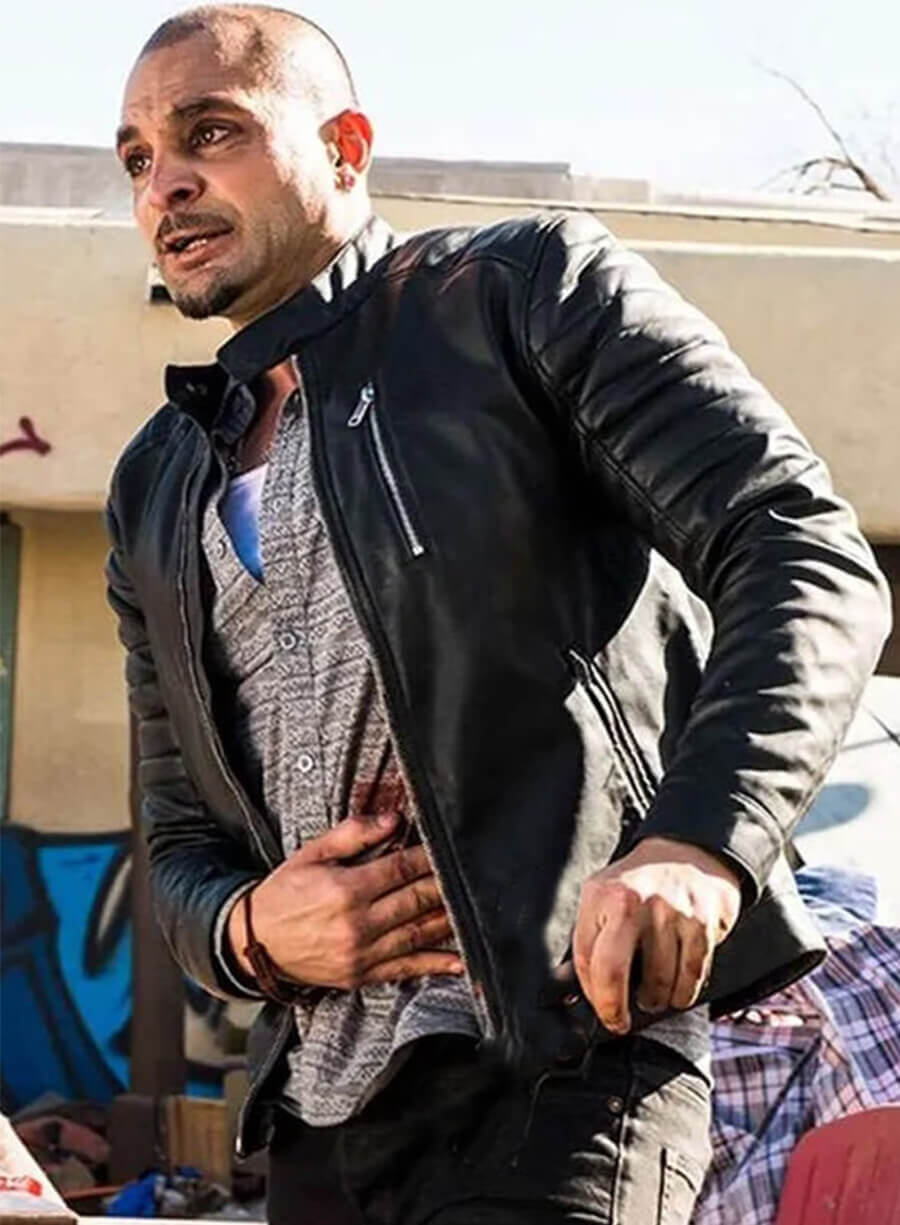 Better Call Saul S04 Nacho Warga Black Leather Jacket