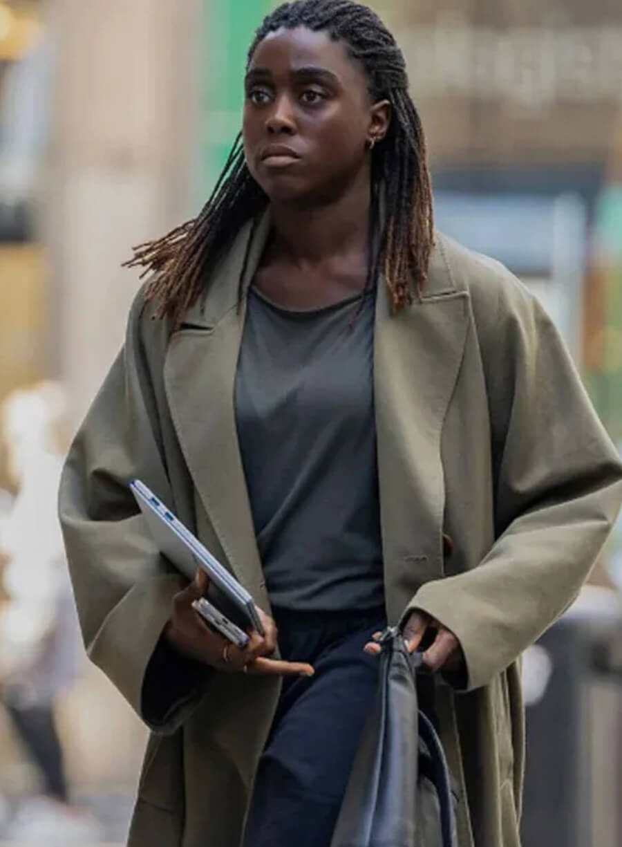 Bianca Pullman The Day of the Jackal Green Coat