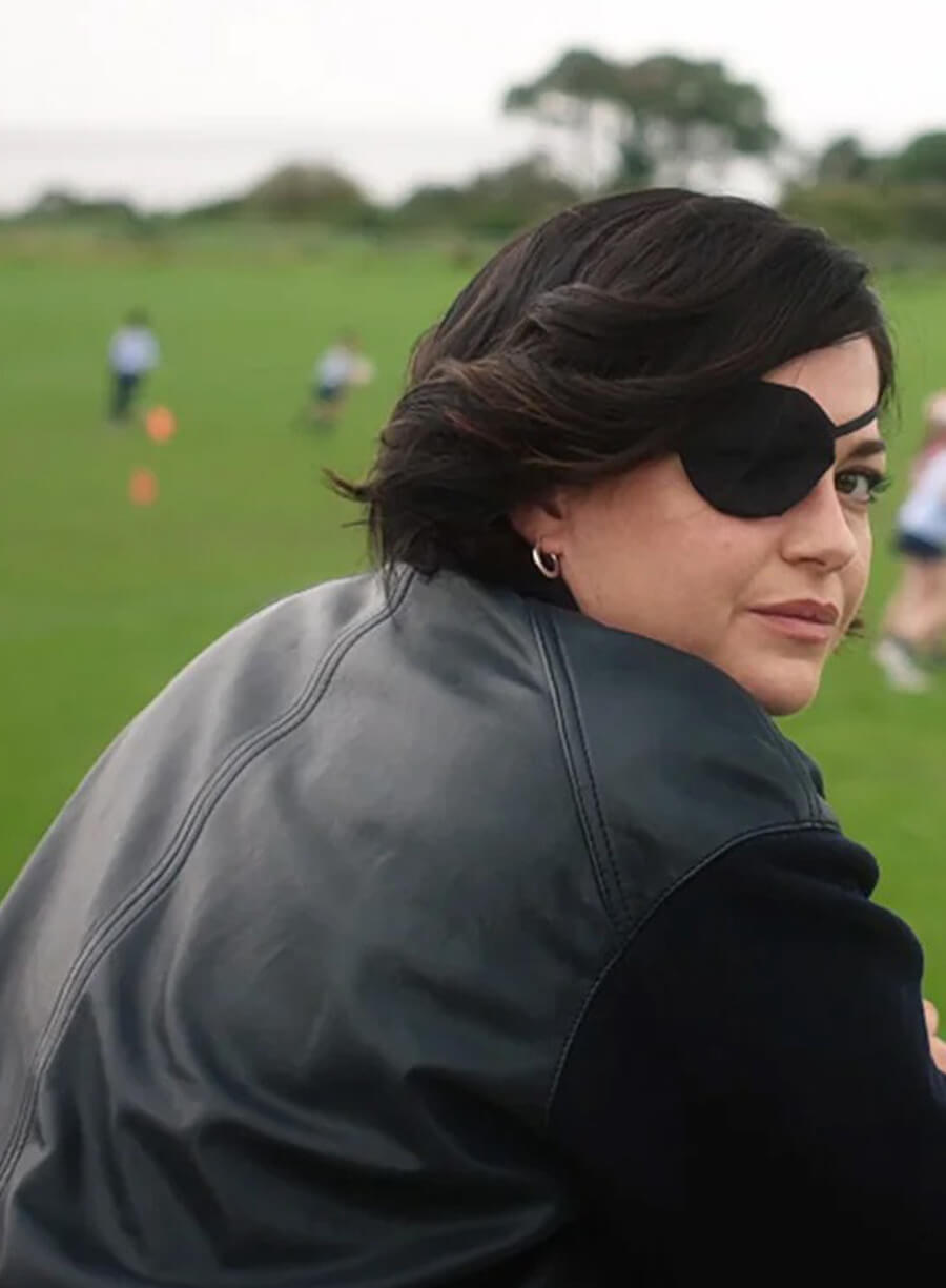 Bibi Garvey Bad Sisters S02 Black Bomber Jacket