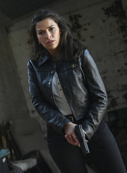 Billie Matalon Tracker Black Leather Jacket