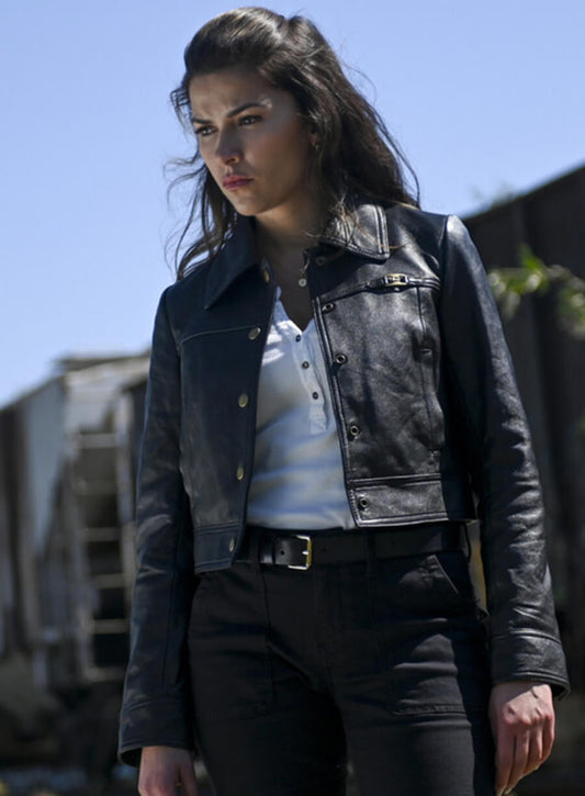 Billie Matalon Tracker Black Leather Jacket