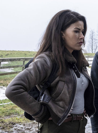 Billie Matalon Tracker Brown Suede Jacket