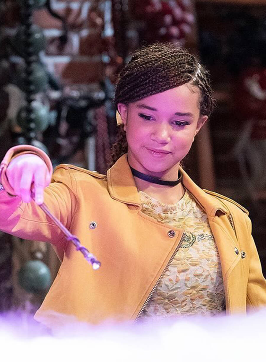 Billie Wizards Beyond Waverly Place Biker Leather Jacket