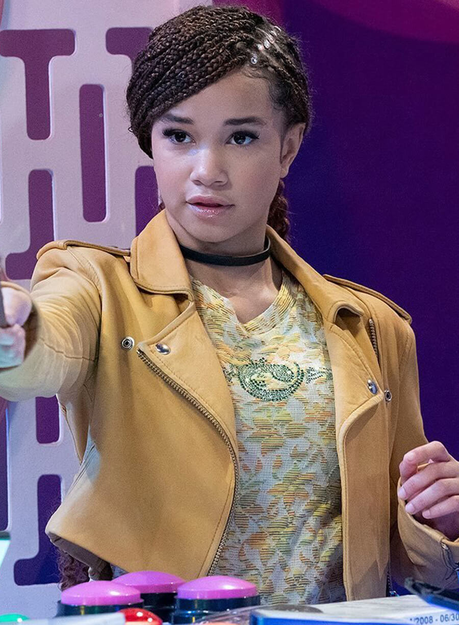 Billie Wizards Beyond Waverly Place Biker Leather Jacket