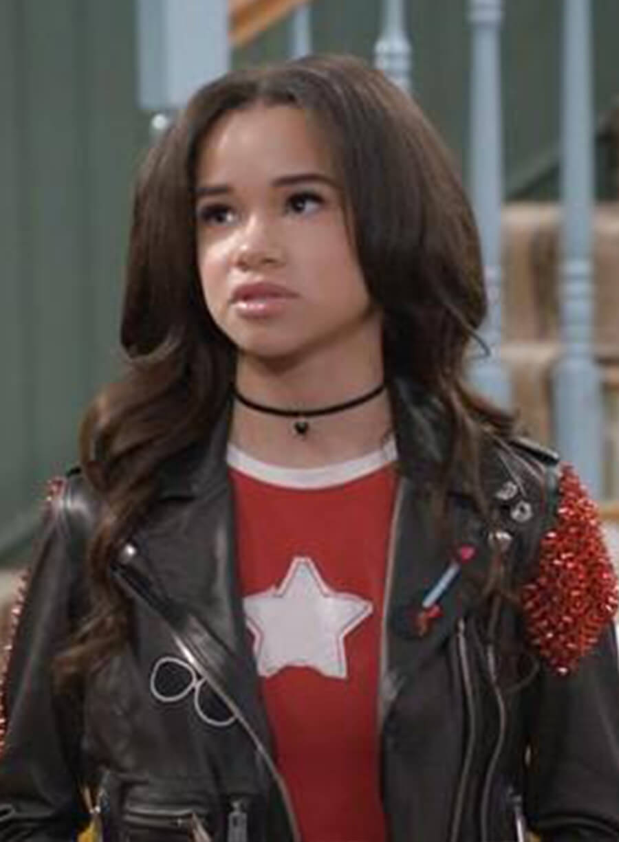 Billie Wizards Beyond Waverly Place Black Leather Jacket