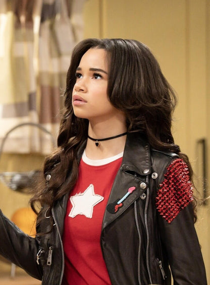Billie Wizards Beyond Waverly Place Black Leather Jacket
