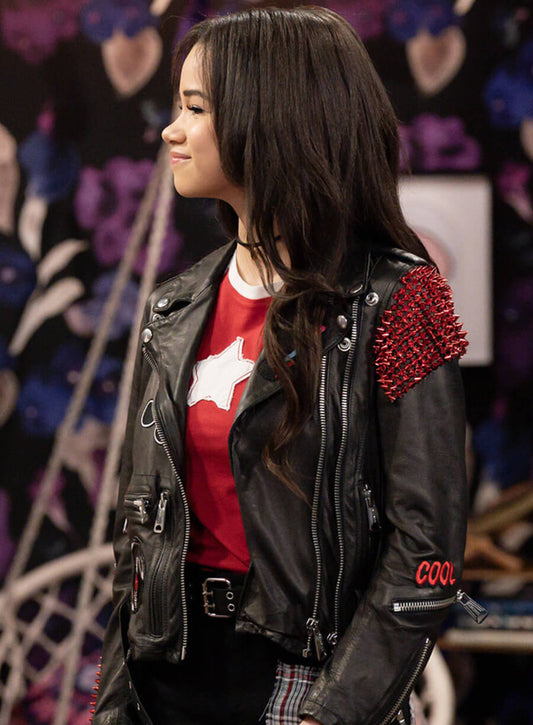 Billie Wizards Beyond Waverly Place Black Leather Jacket