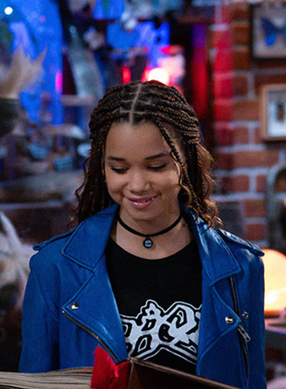 Billie Wizards Beyond Waverly Place Leather Jacket