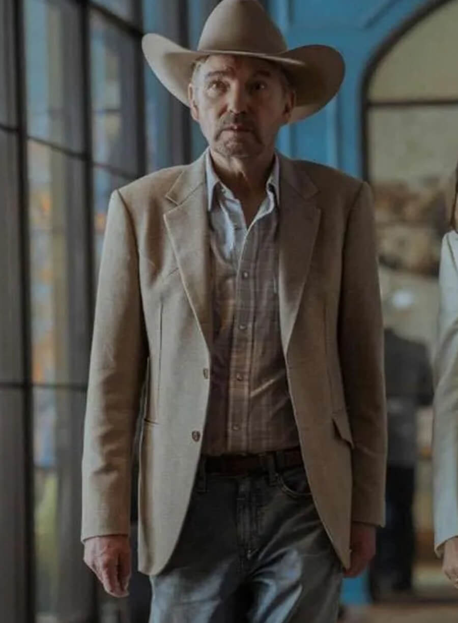 Billy Bob Thornton Landman Beige Blazer