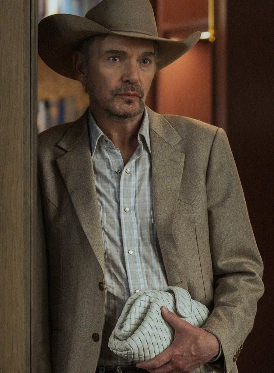 Billy Bob Thornton Landman Beige Blazer