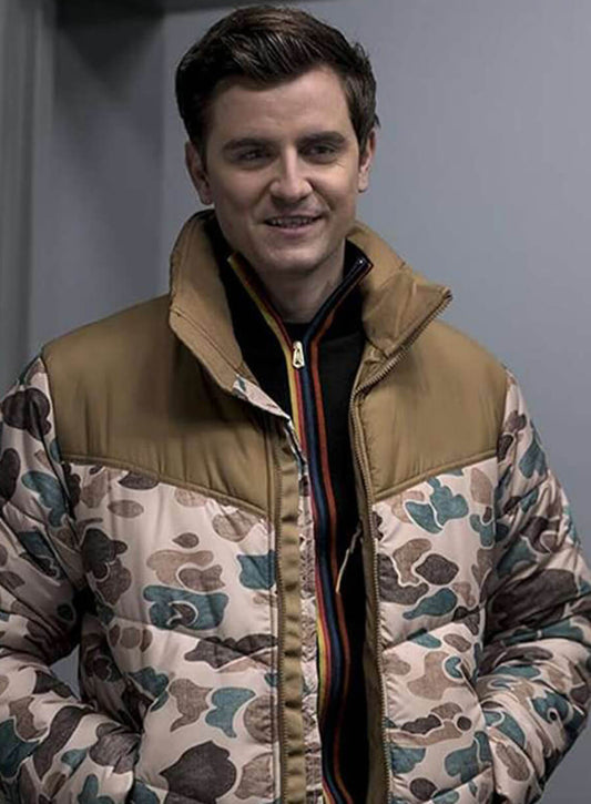 Billy Harris Ted Lasso Printed Puffer Jacket