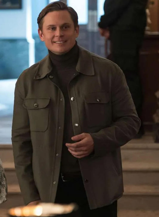 Billy Magnussen Elsbeth S02 Grey Jacket