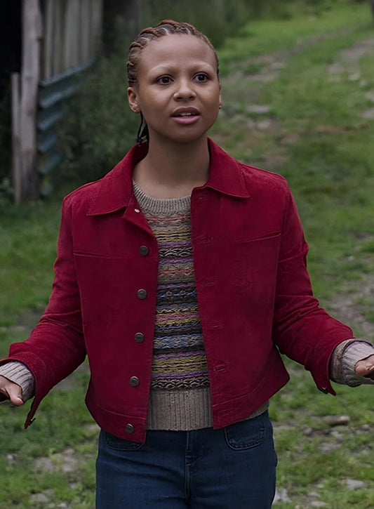 Black Mirror Myha’la Herrold Red Jacket