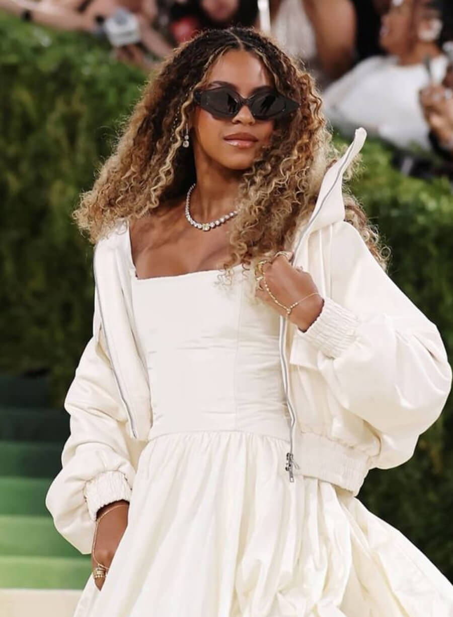 Blue Ivy Carter Met Gala 2026 White Bomber Jacket
