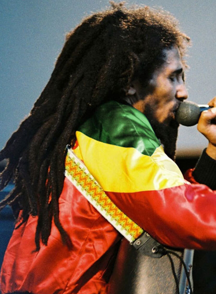 Bob marley leather jacket hotsell