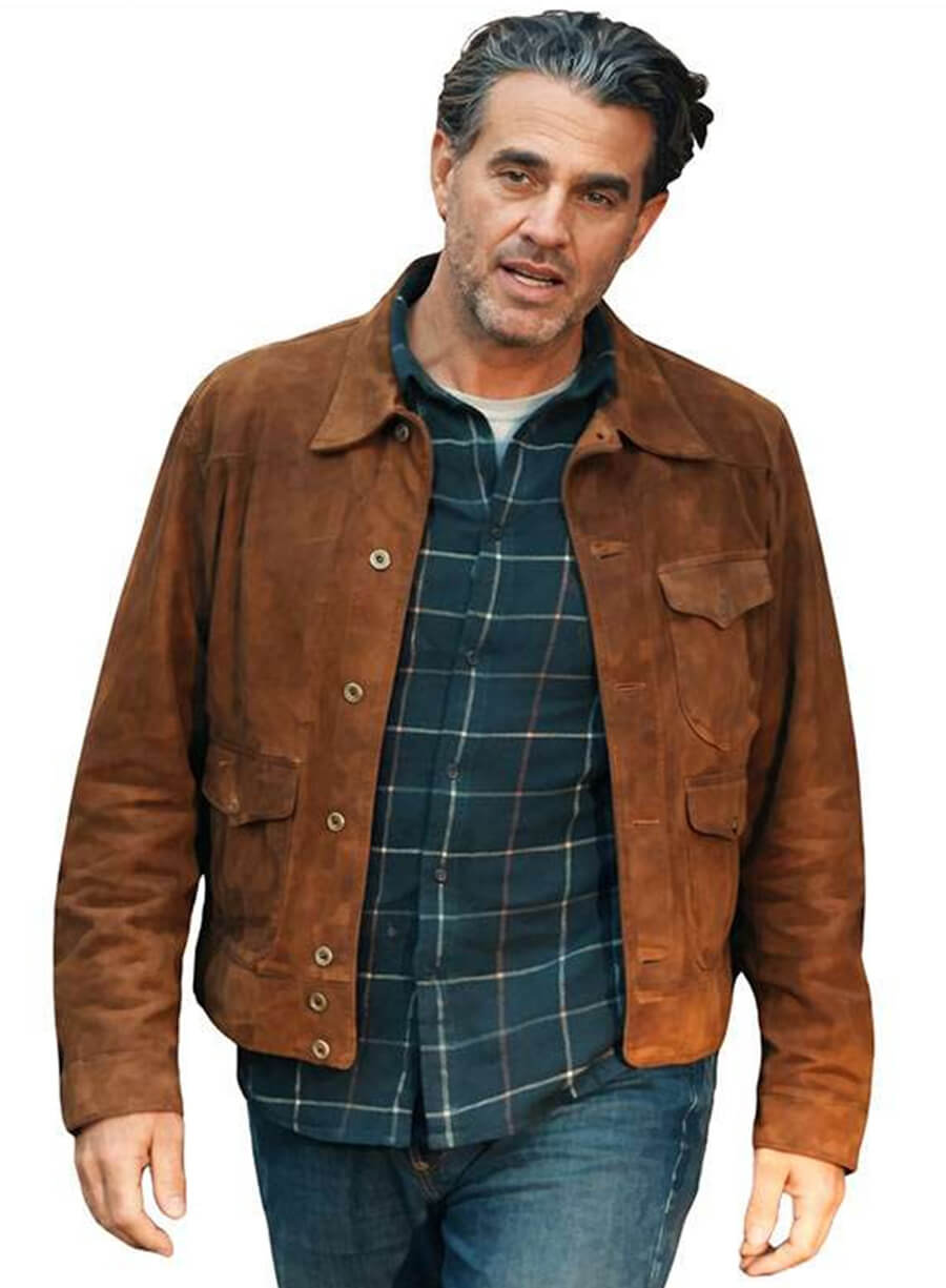 Bobby Cannavale Scarpetta Suede Leather Jacket