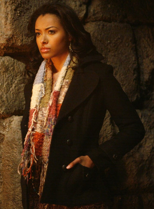 Bonnie Bennett The Vampire Diaries S01 Black Wool Jacket