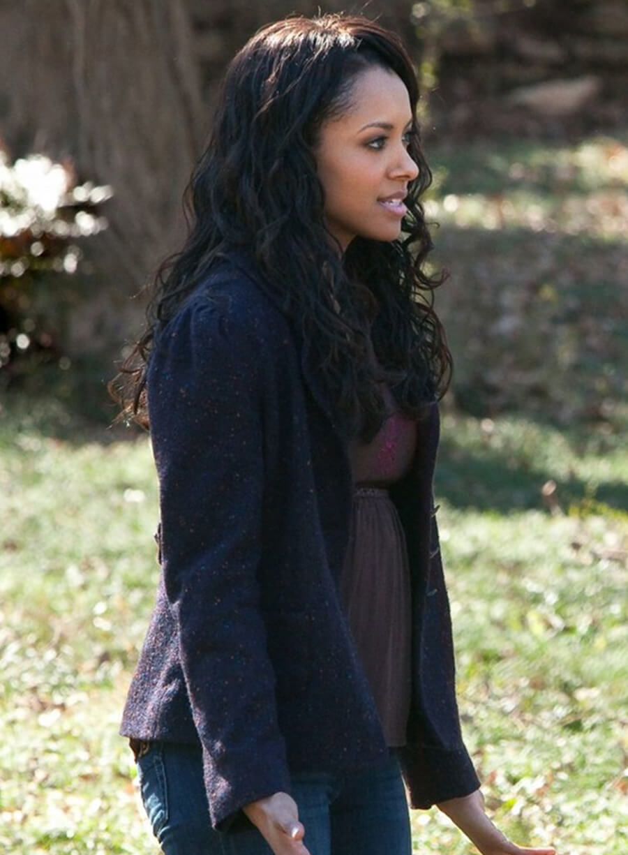 Bonnie Bennett The Vampire Diaries S02 Blue Jacket