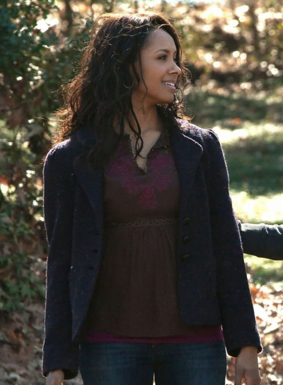 Bonnie Bennett The Vampire Diaries S02 Blue Jacket