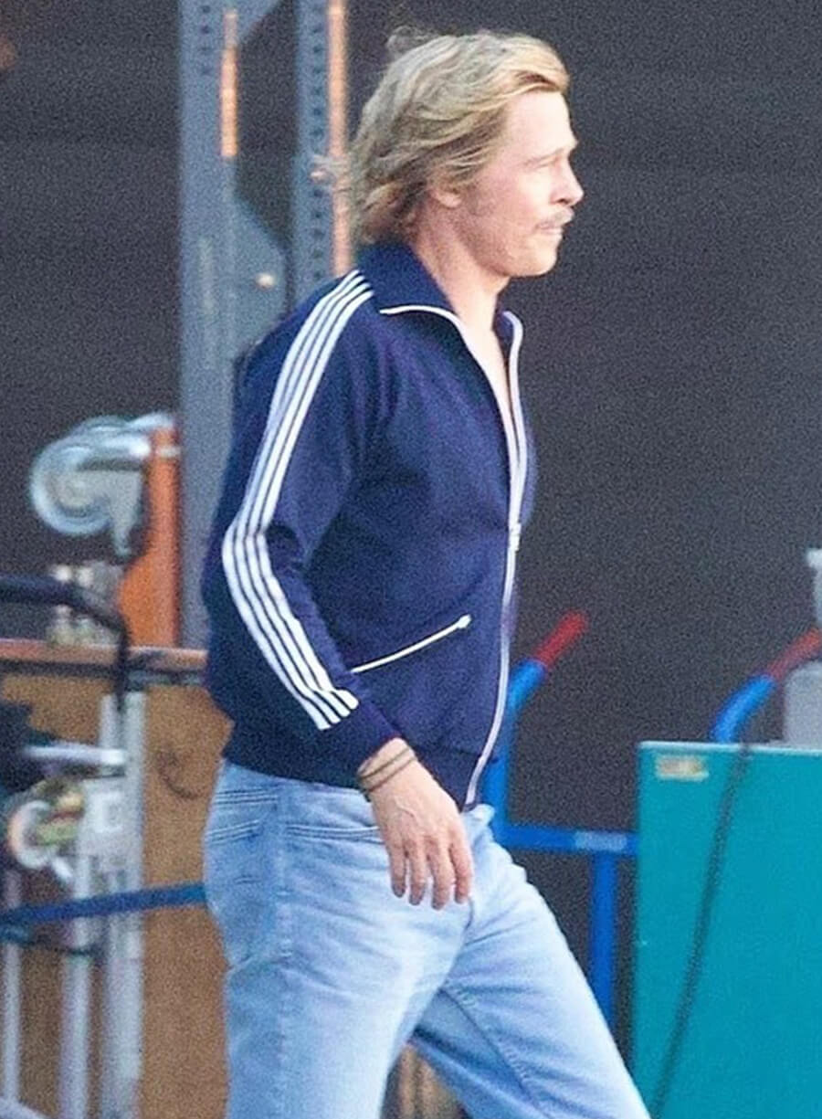 Brad Pitt The Adventures of Cliff Booth Track Jacket