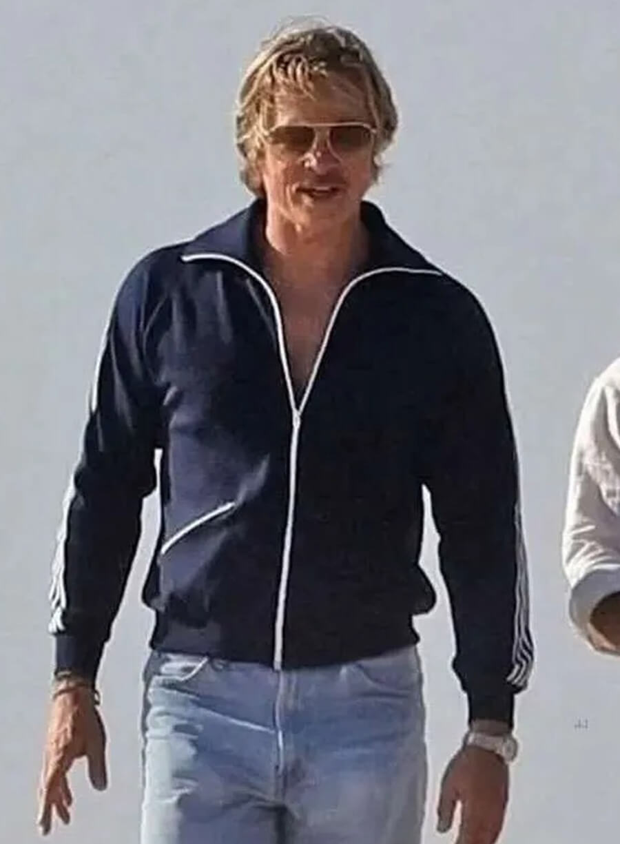 Brad Pitt The Adventures of Cliff Booth Track Jacket