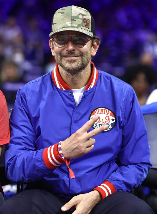 Bradley Cooper Julius Dr.J Erving Varsity Jacket
