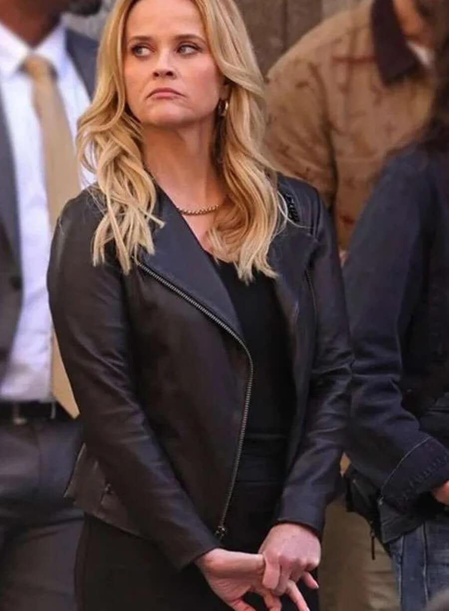 Bradley Jackson The Morning Show S04 Black Leather Jacket