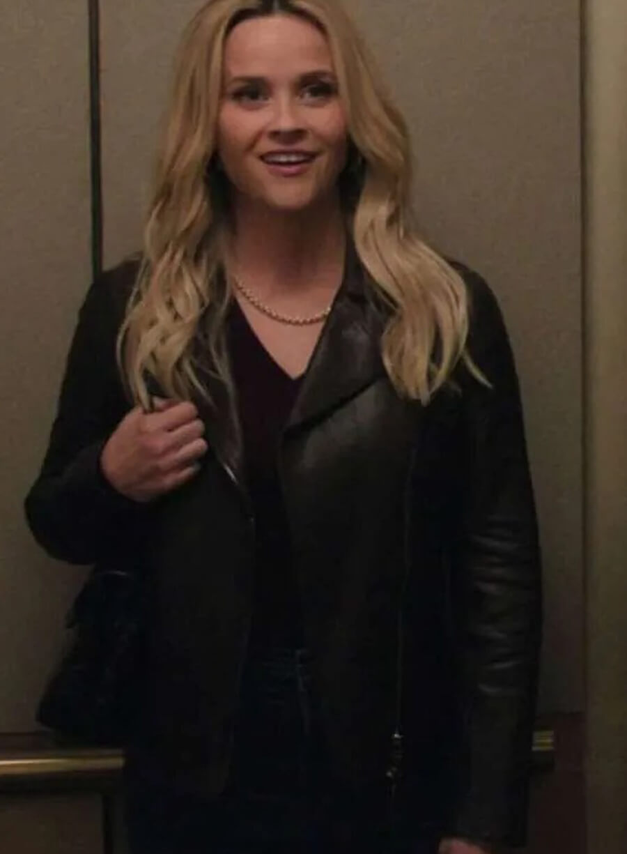 Bradley Jackson The Morning Show S04 Black Leather Jacket