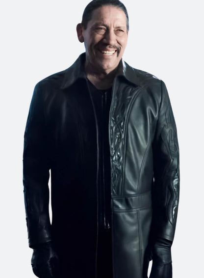 Breacher The Flash S04 Black Leather Coat