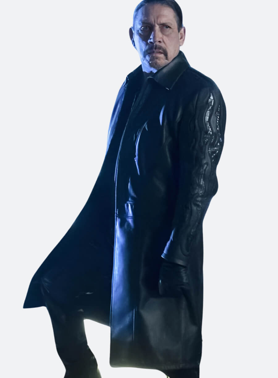 Breacher The Flash S04 Black Leather Coat