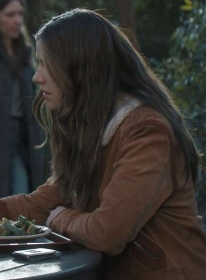 Bree Tell Me Lies S02 Shearling Leather Jacket