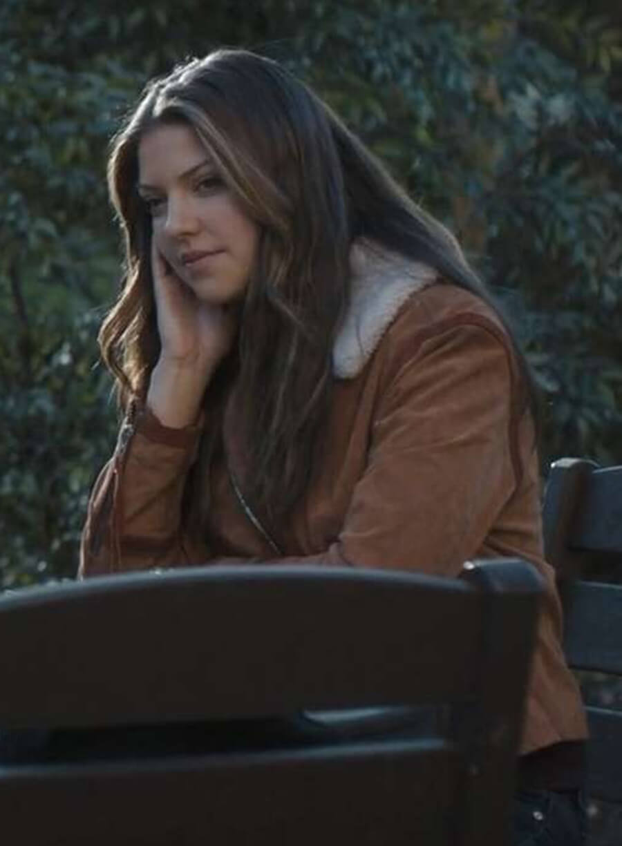 Bree Tell Me Lies S02 Shearling Leather Jacket