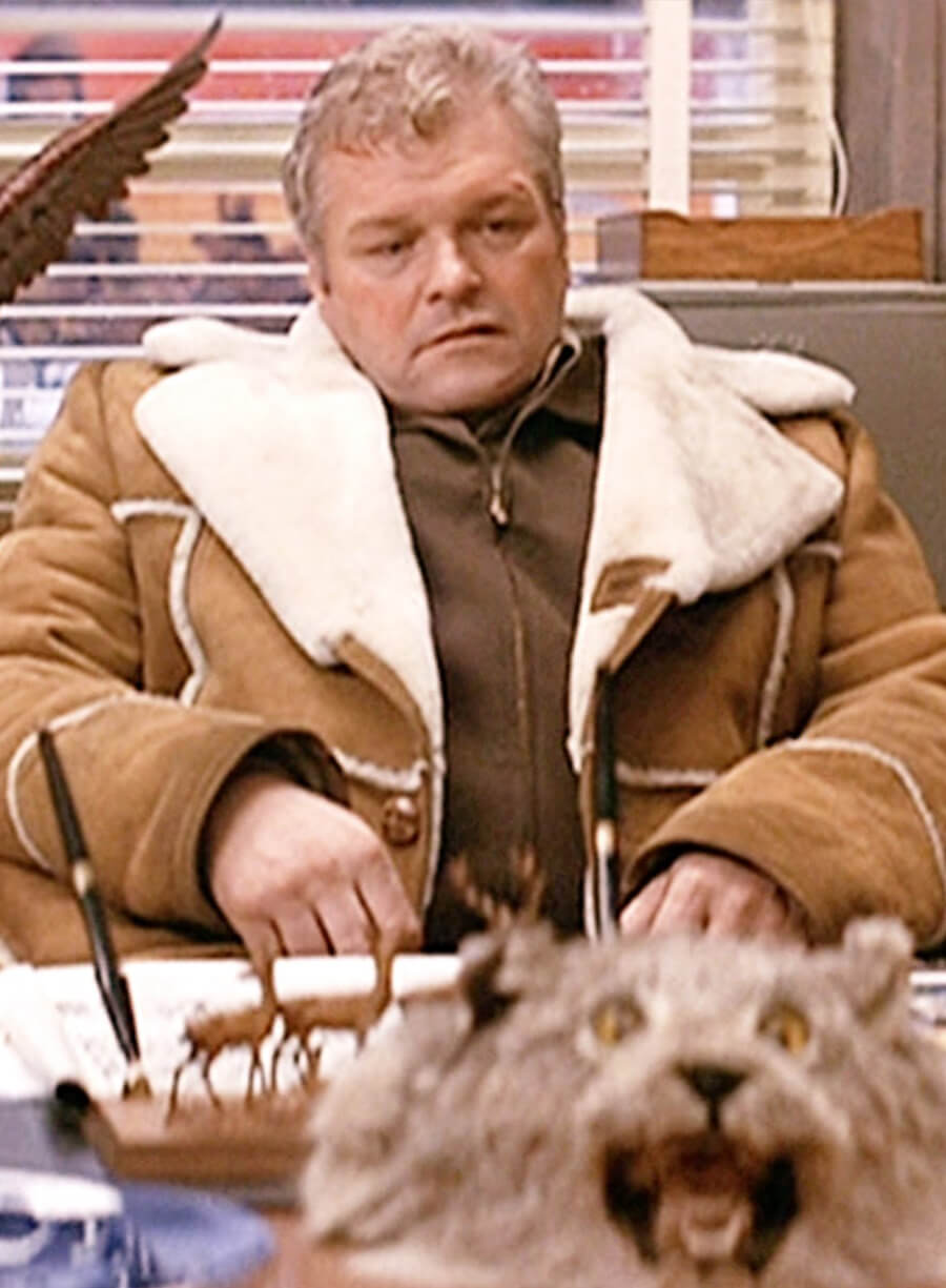 Brian Dennehy First Blood Brown Suede Jacket