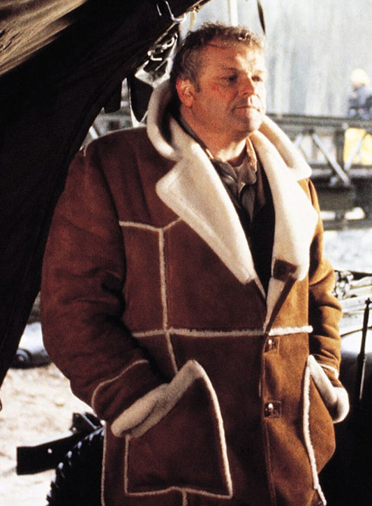 Brian Dennehy First Blood Brown Suede Jacket