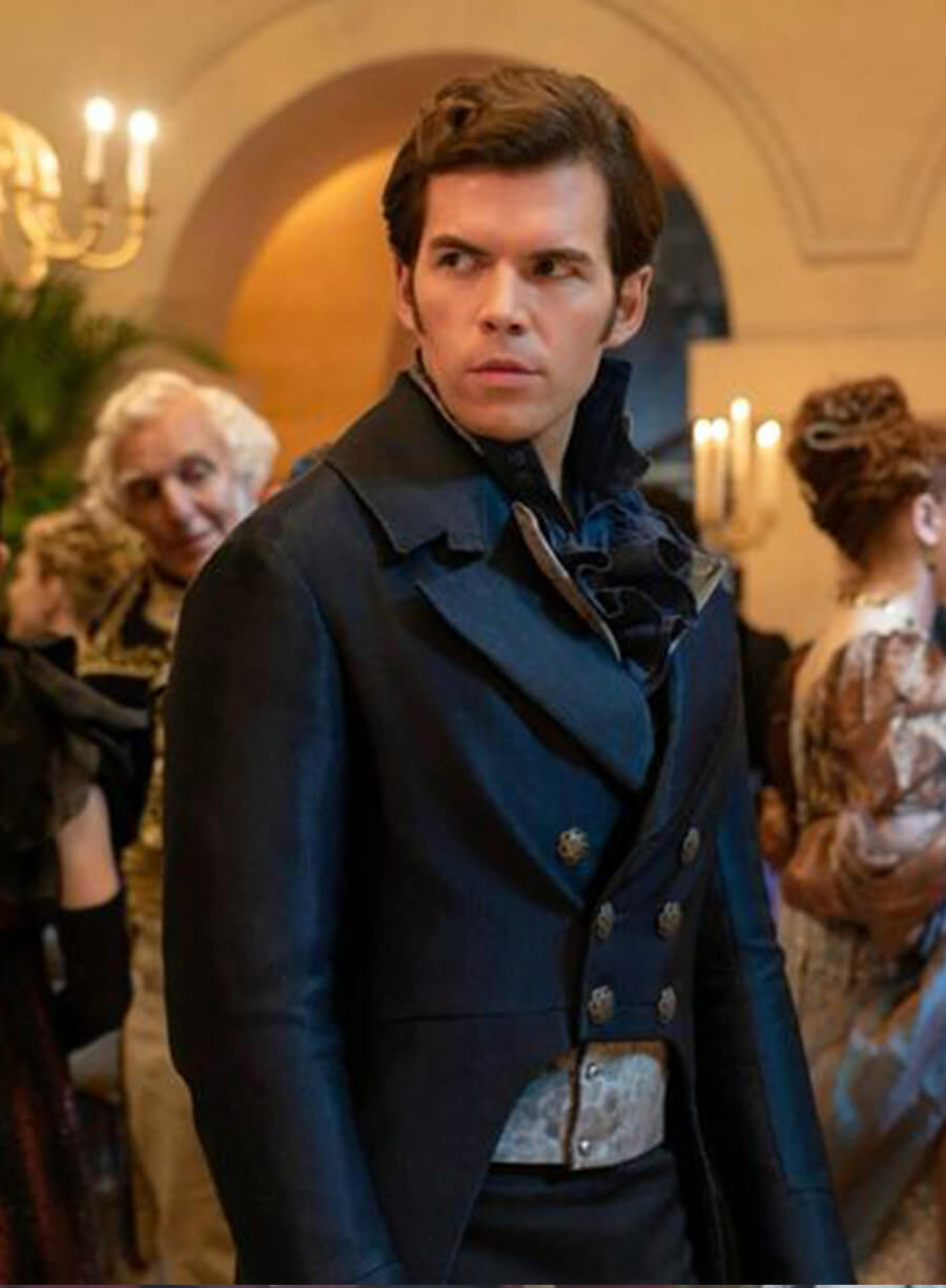 Bridgerton S03 Colin Bridgerton Black Tailcoat