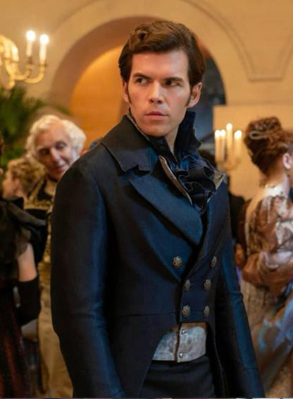 Bridgerton S03 Colin Bridgerton Black Tailcoat