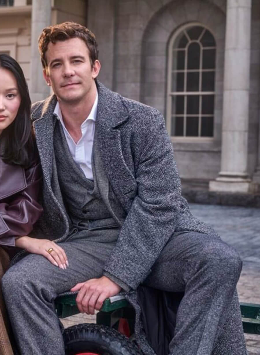 Bridgerton S04 Luke Thompson Wool Coat