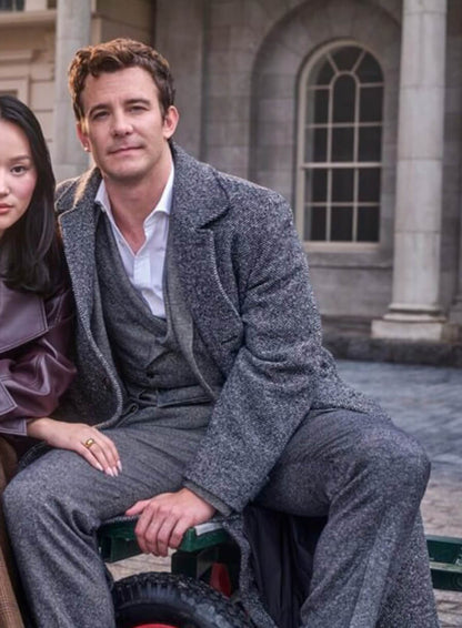 Bridgerton S04 Luke Thompson Wool Coat