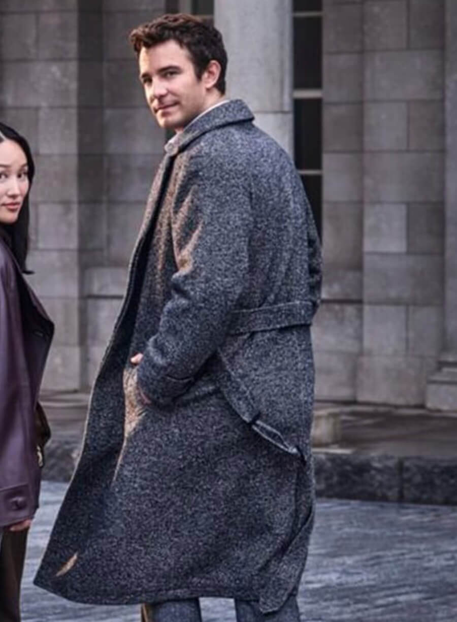 Bridgerton S04 Luke Thompson Wool Coat