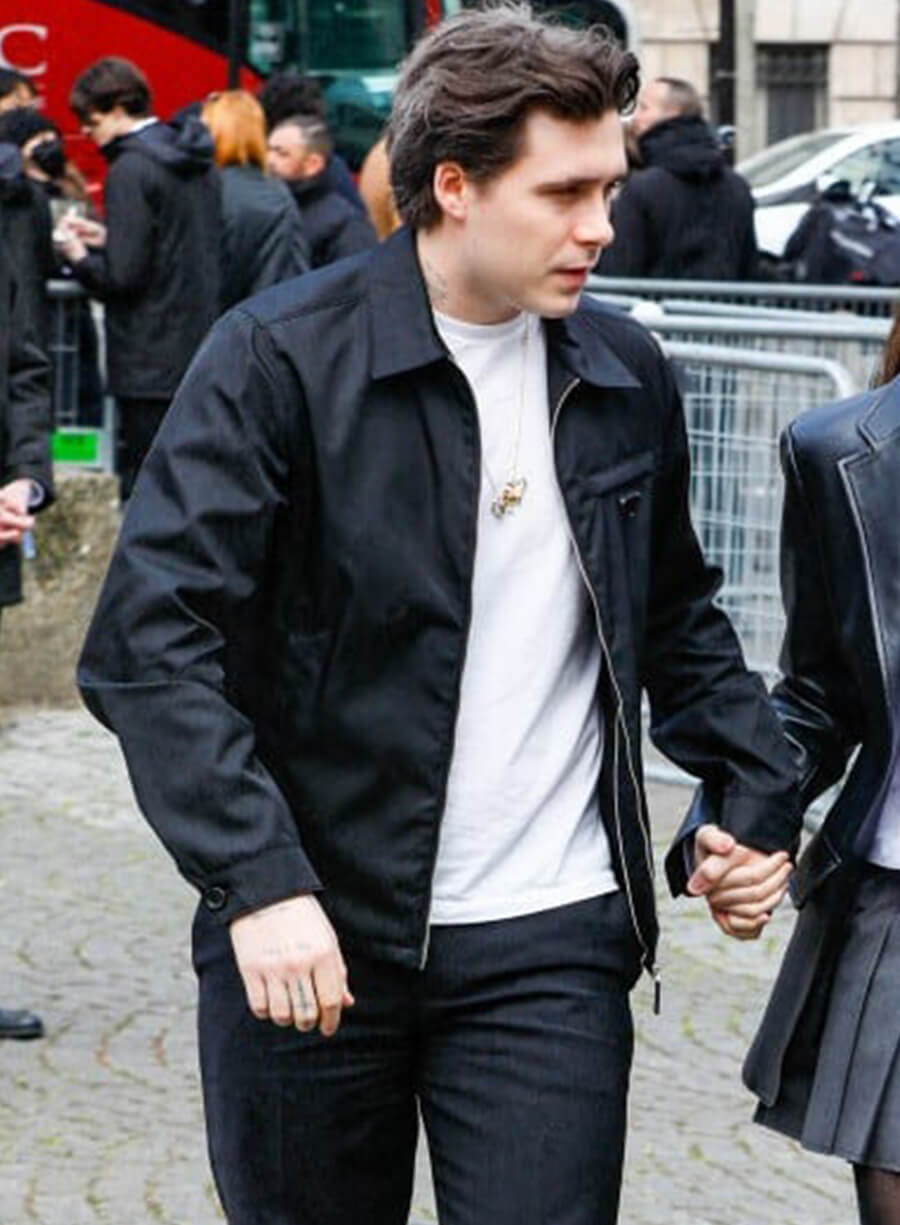 Brooklyn Beckham Black Cotton Jacket