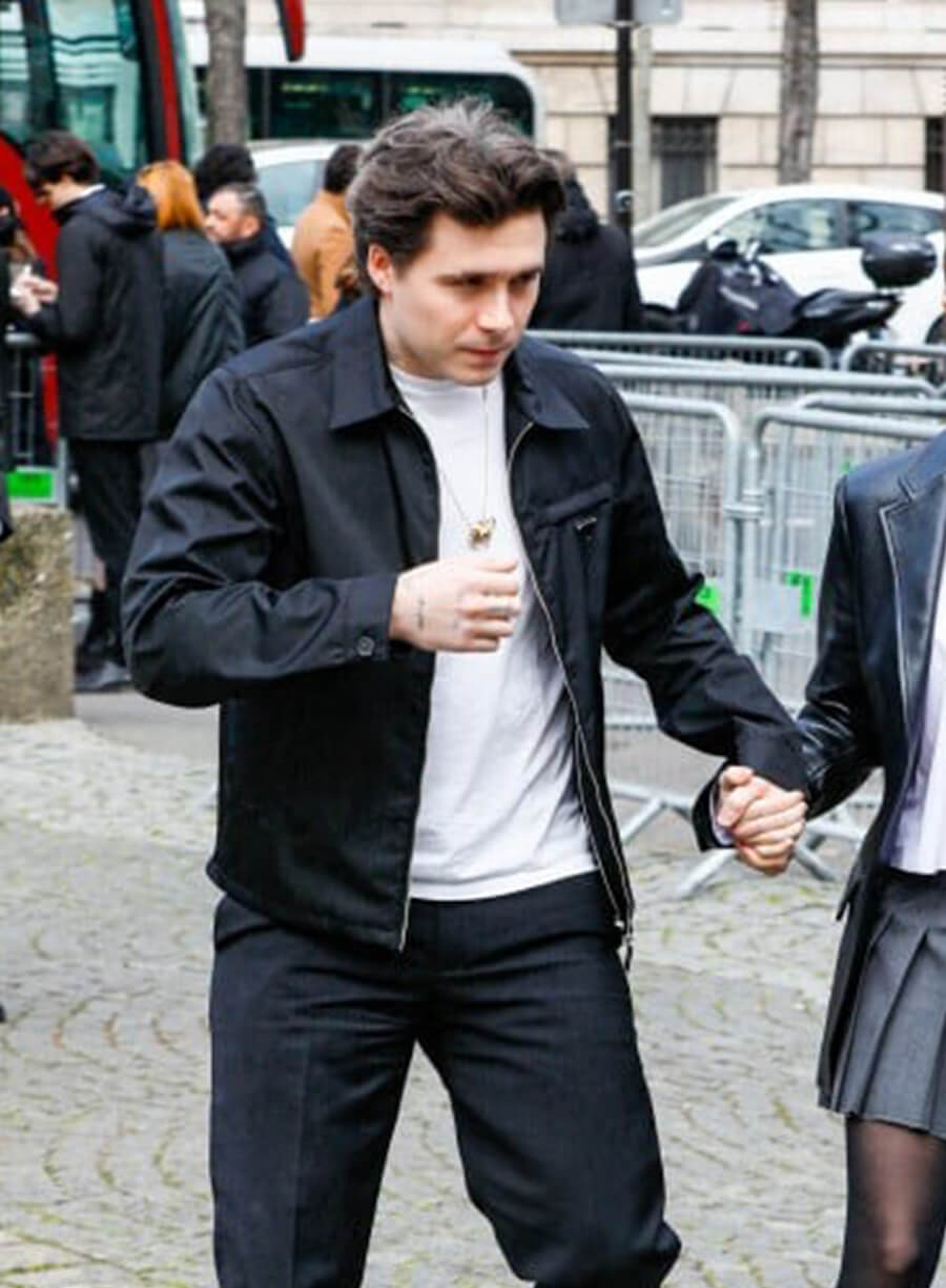 Brooklyn Beckham Black Cotton Jacket