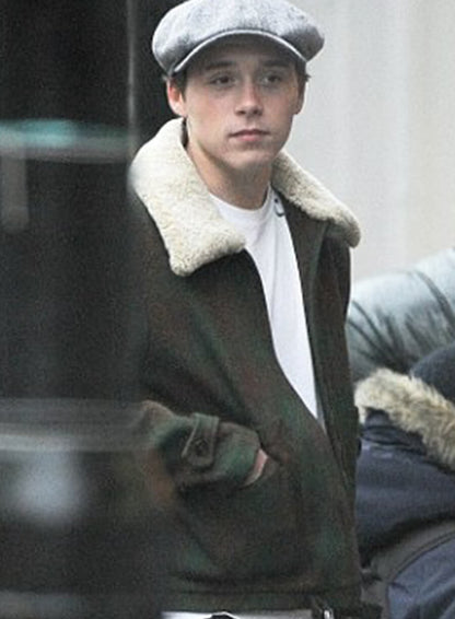 Brooklyn Beckham Grey Wool Jacket