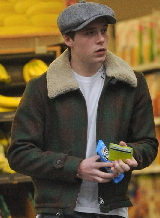 Brooklyn Beckham Grey Wool Jacket