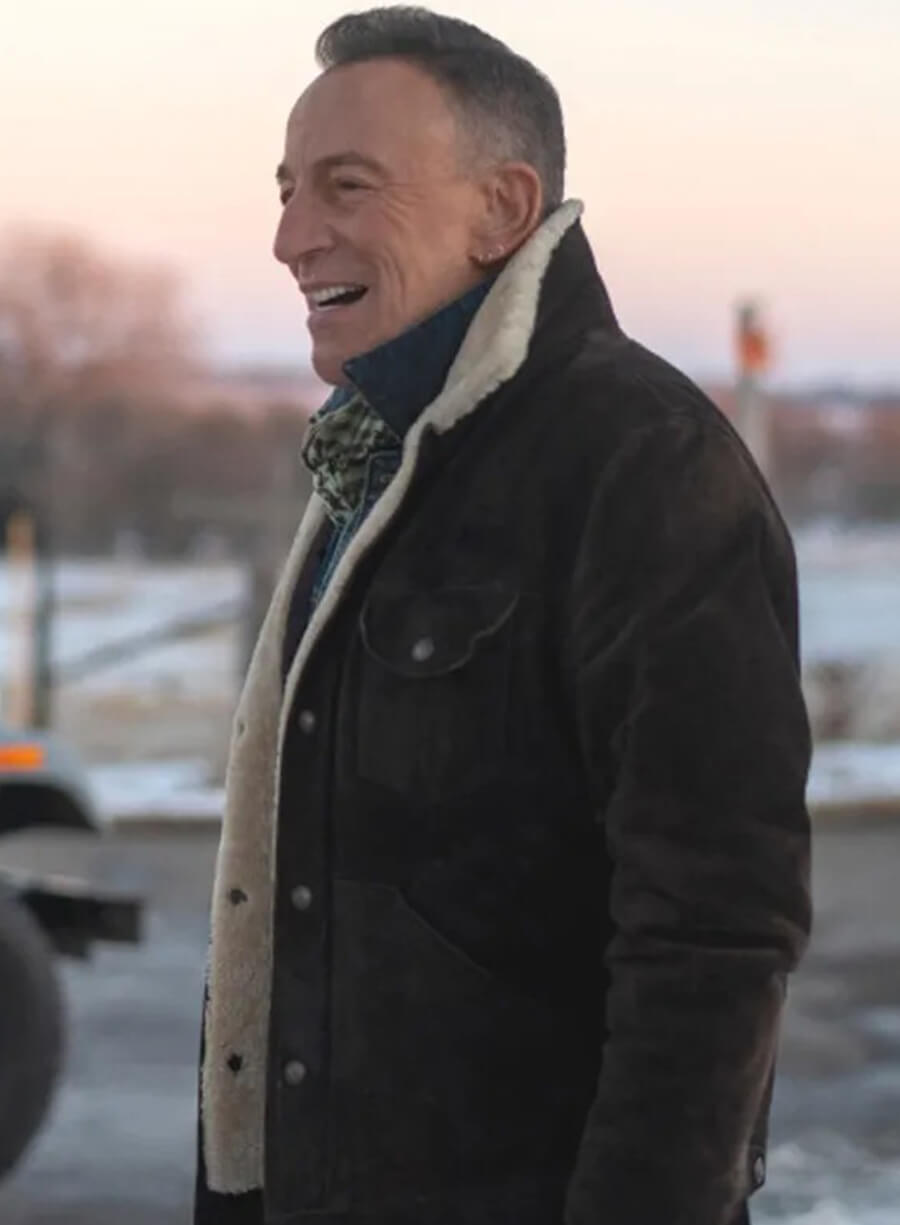 Bruce Springsteen Brown Suede Jacket