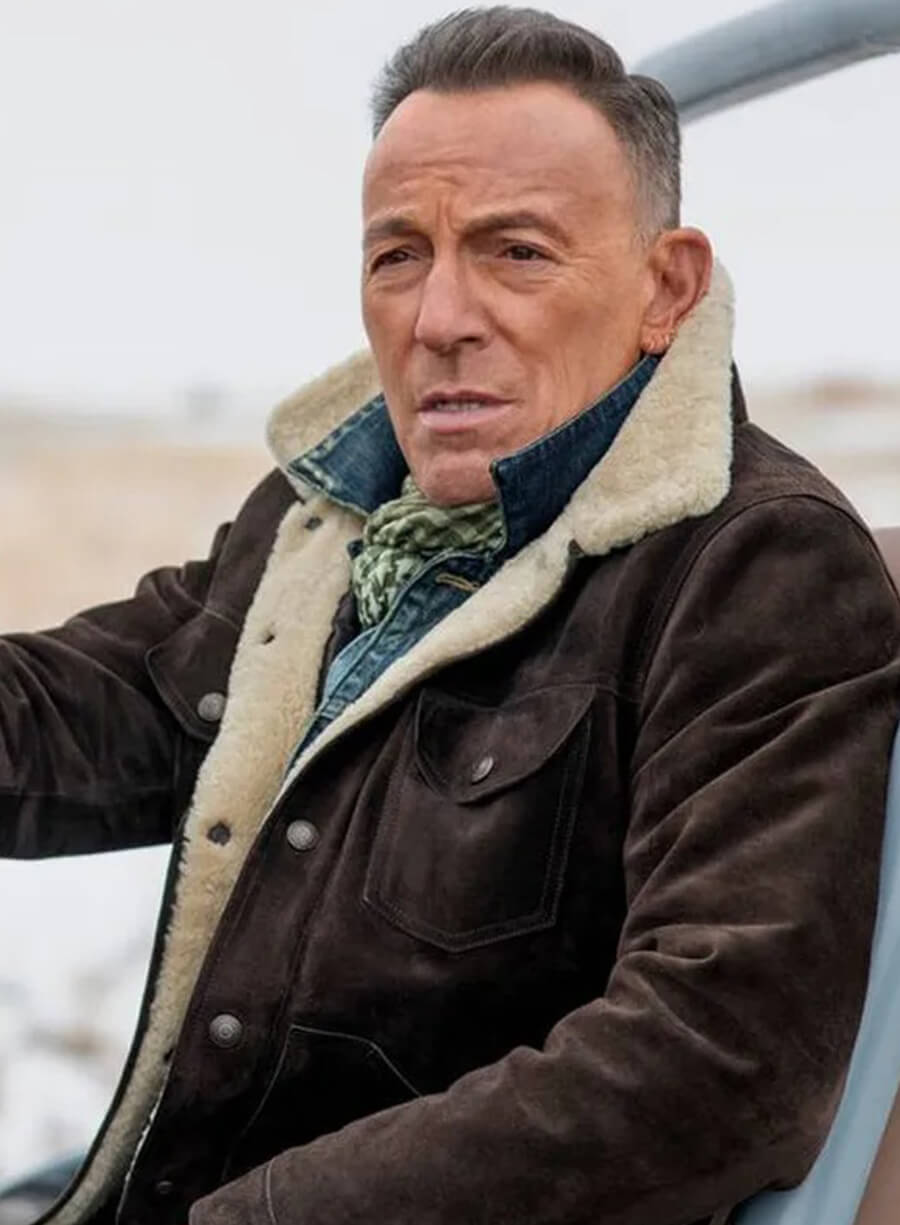 Bruce Springsteen Brown Suede Jacket