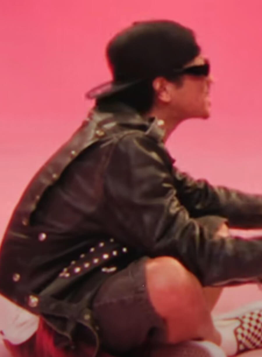 Bruno Mars Apt Black Leather Jacket