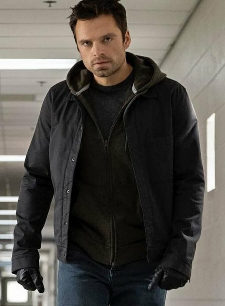 Bucky Barnes The Falcon and the Winter Soldier Black Jacket